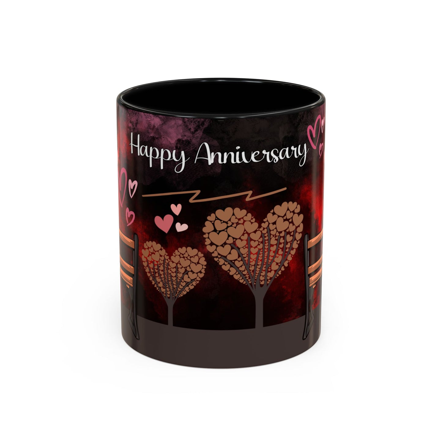 Happy Anniversary Mug (Customizable) Design 01 | 11oz Premium Mug by RSB HUB