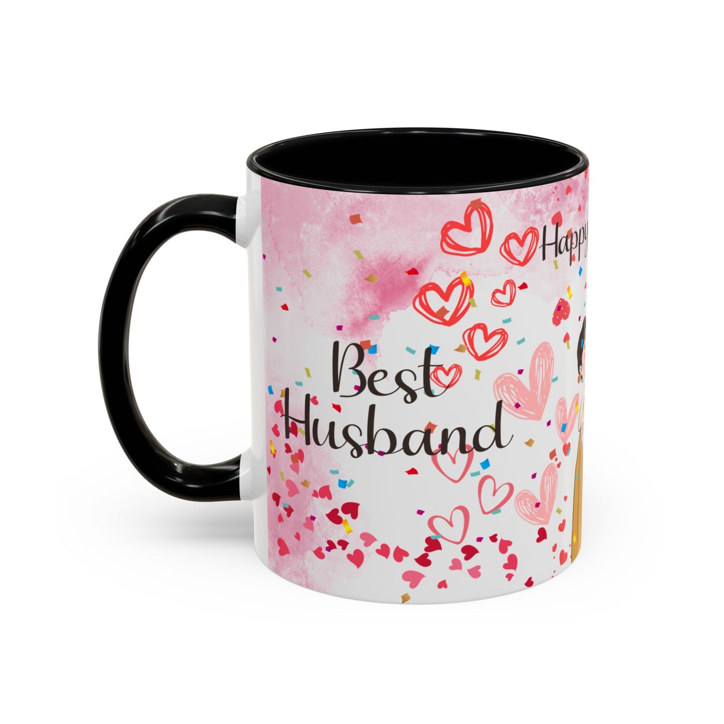 Happy Anniversary Mug (Customizable) Design 02 | 11oz Premium Mug by RSB HUB