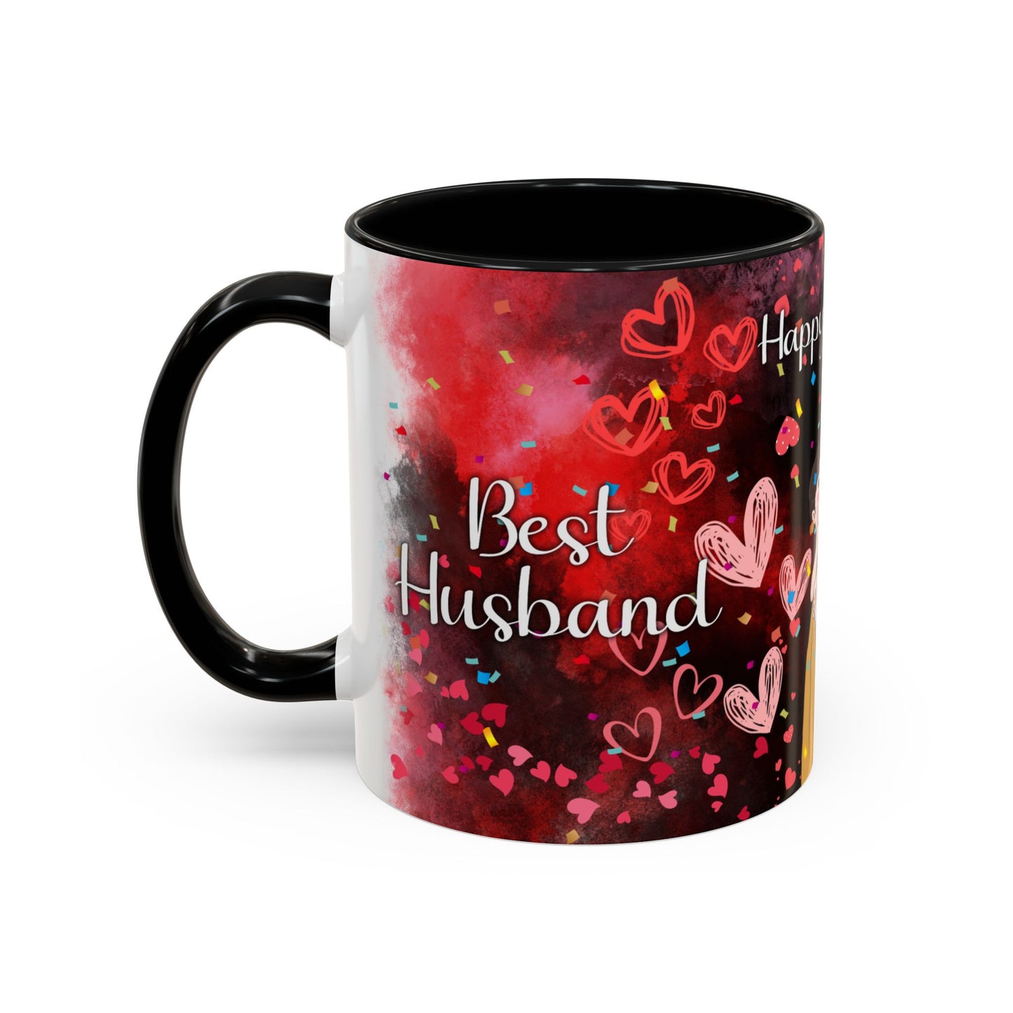 Happy Anniversary Mug (Customizable) Design 02 | 11oz Premium Mug by RSB HUB