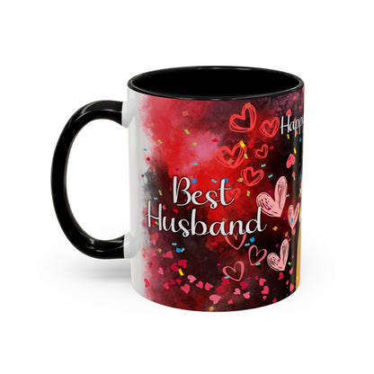 Happy Anniversary Mug (Customizable) Design 02 | 11oz Premium Mug by RSB HUB