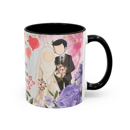 Happy Anniversary Mug (Customizable) Design 06 | 11oz Premium Mug by RSB HUB