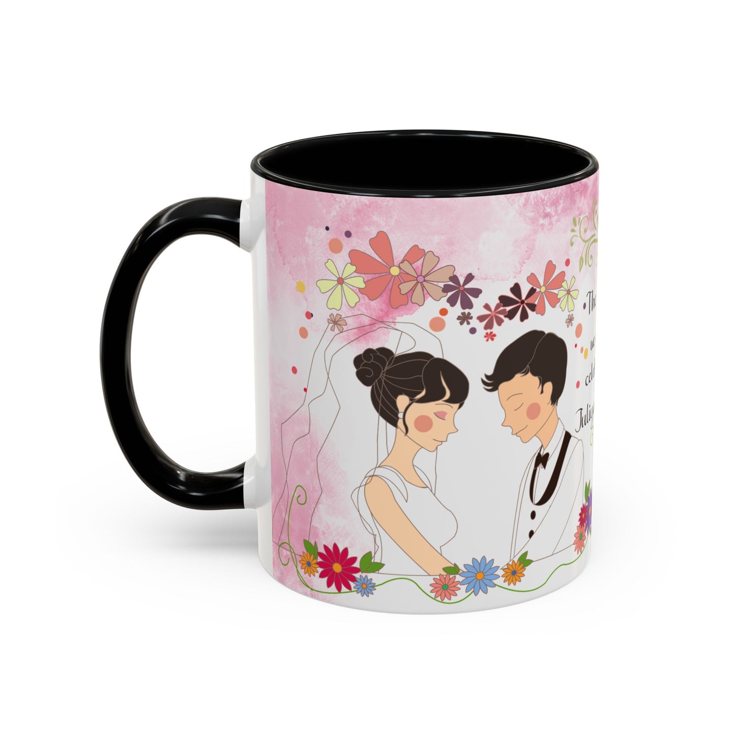 Happy Anniversary Mug (Customizable) Design 07 | 11oz Premium Mug by RSB HUB