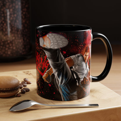 Tekken 8 Hwoarang Mug – Dark Smoky & White Premium Mug Design | By RSB HUB