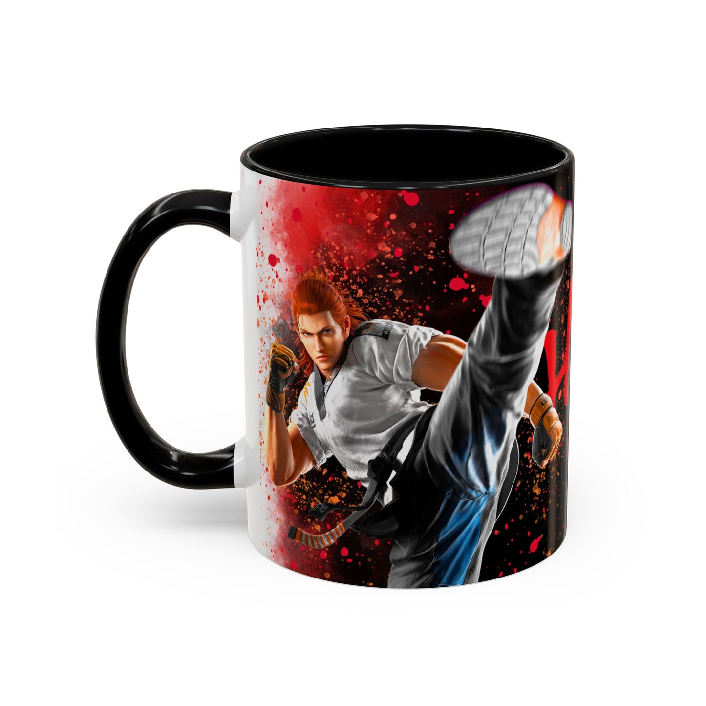 Tekken 8 Hwoarang Mug – Dark Smoky & White Premium Mug Design | By RSB HUB