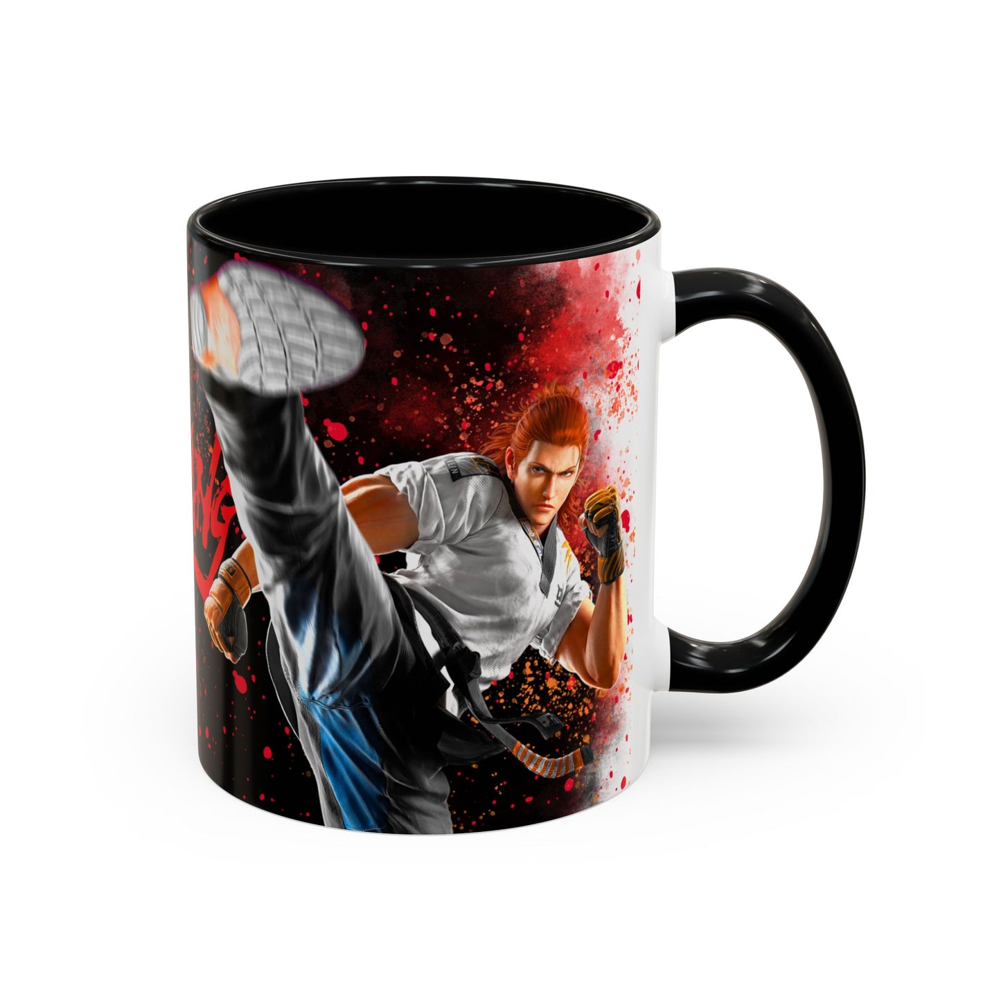 Tekken 8 Hwoarang Mug – Dark Smoky & White Premium Mug Design | By RSB HUB