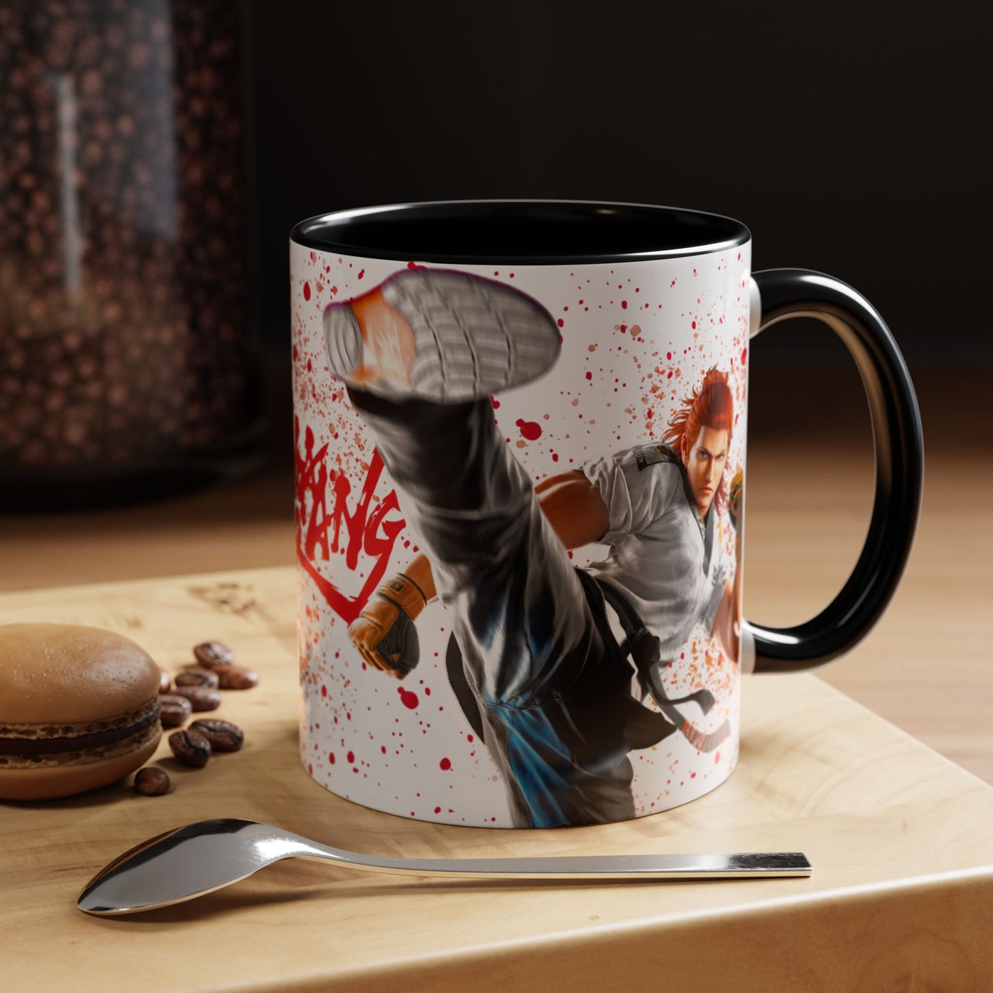 Tekken 8 Hwoarang Mug – Dark Smoky & White Premium Mug Design | By RSB HUB