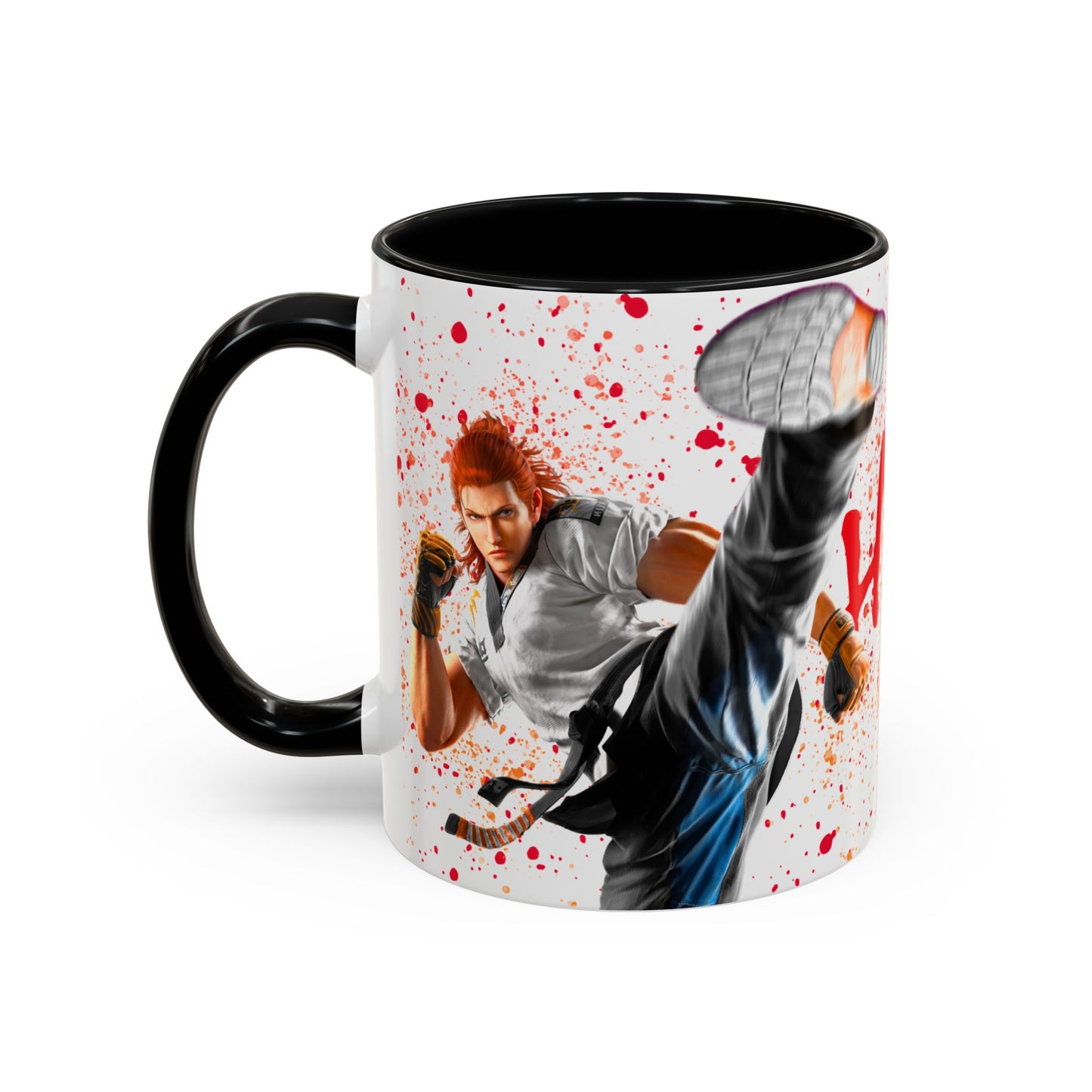 Tekken 8 Hwoarang Mug – Dark Smoky & White Premium Mug Design | By RSB HUB
