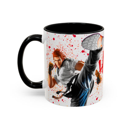 Tekken 8 Hwoarang Mug – Dark Smoky & White Premium Mug Design | By RSB HUB