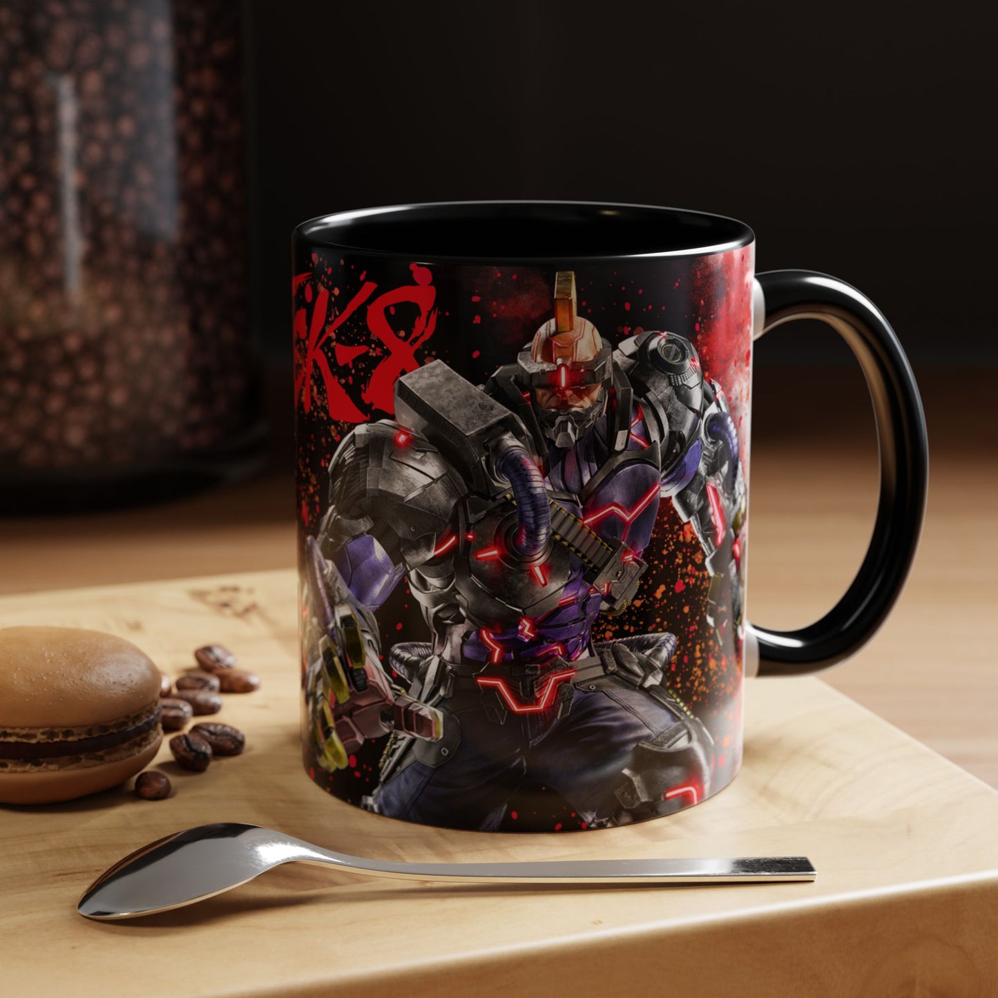Tekken 8 Jack 8 Mug – Dark Smoky & White Premium Mug Design | By RSB HUB