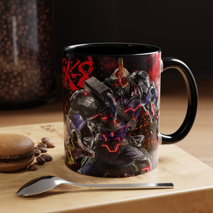 Tekken 8 Jack 8 Mug – Dark Smoky & White Premium Mug Design | By RSB HUB