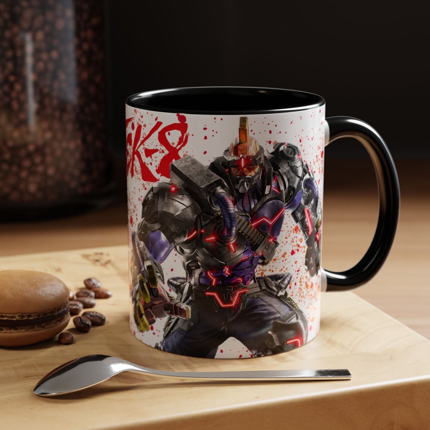 Tekken 8 Jack 8 Mug – Dark Smoky & White Premium Mug Design | By RSB HUB