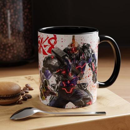 Tekken 8 Jack 8 Mug – Dark Smoky & White Premium Mug Design | By RSB HUB