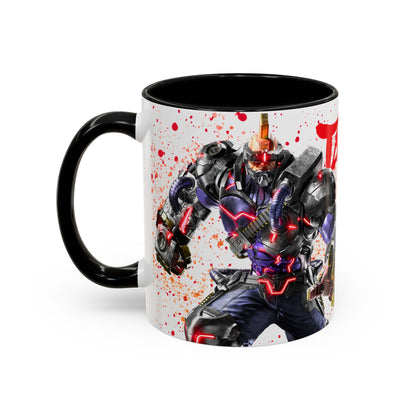 Tekken 8 Jack 8 Mug – Dark Smoky & White Premium Mug Design | By RSB HUB