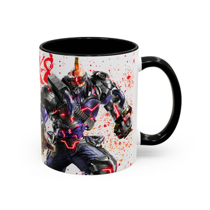 Tekken 8 Jack 8 Mug – Dark Smoky & White Premium Mug Design | By RSB HUB
