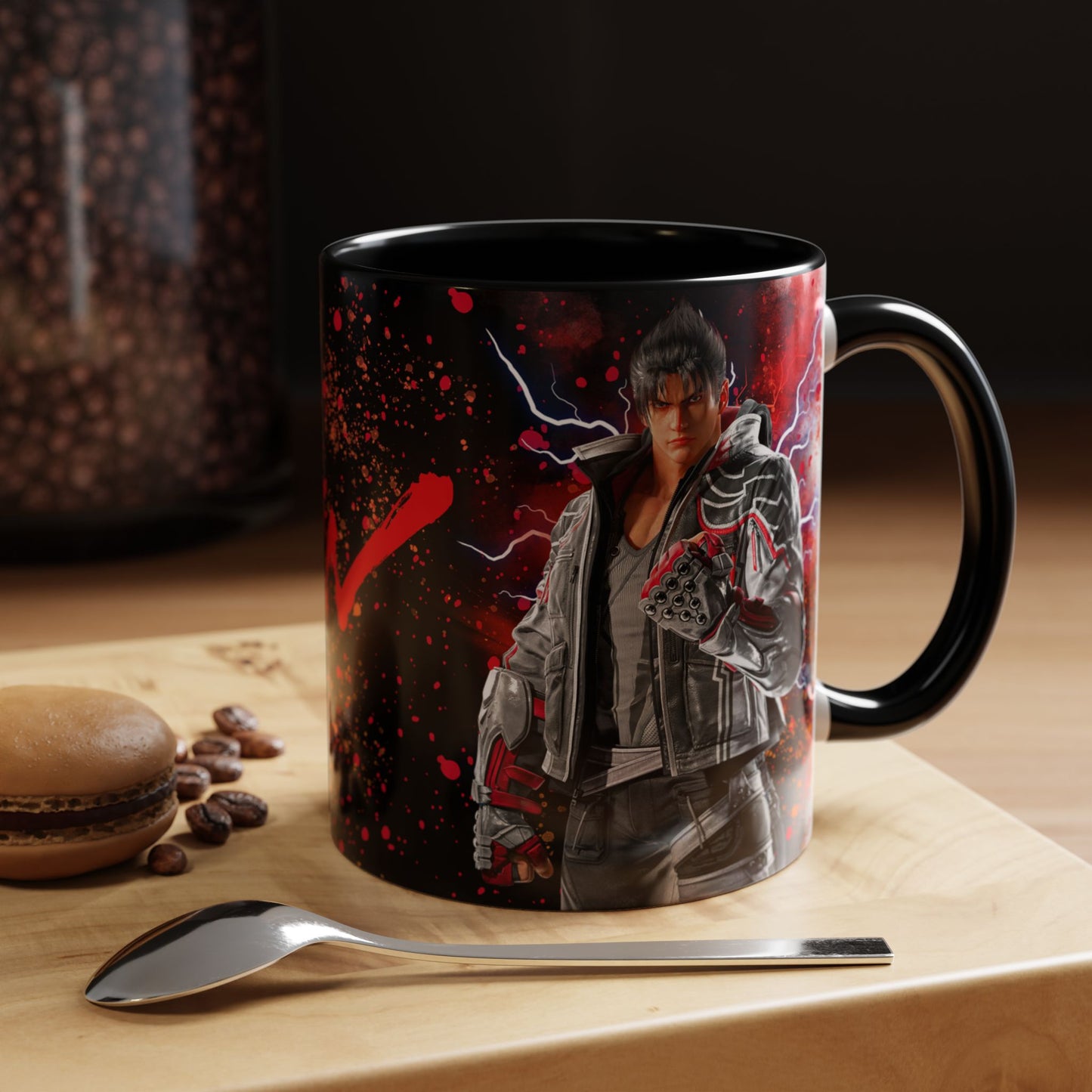 Tekken 8 Jin Mug – Dark Smoky & White Premium Mug Design | By RSB HUB