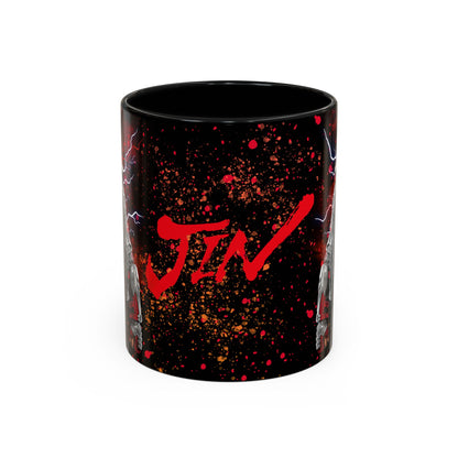 Tekken 8 Jin Mug – Dark Smoky & White Premium Mug Design | By RSB HUB