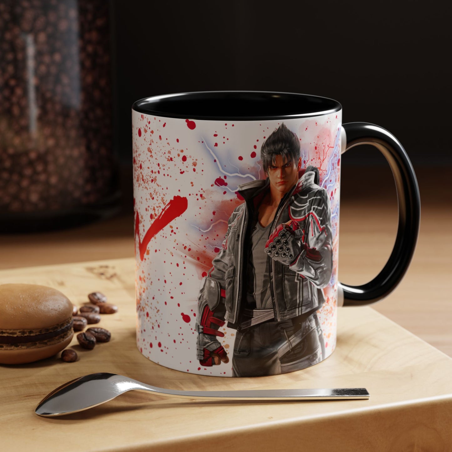 Tekken 8 Jin Mug – Dark Smoky & White Premium Mug Design | By RSB HUB