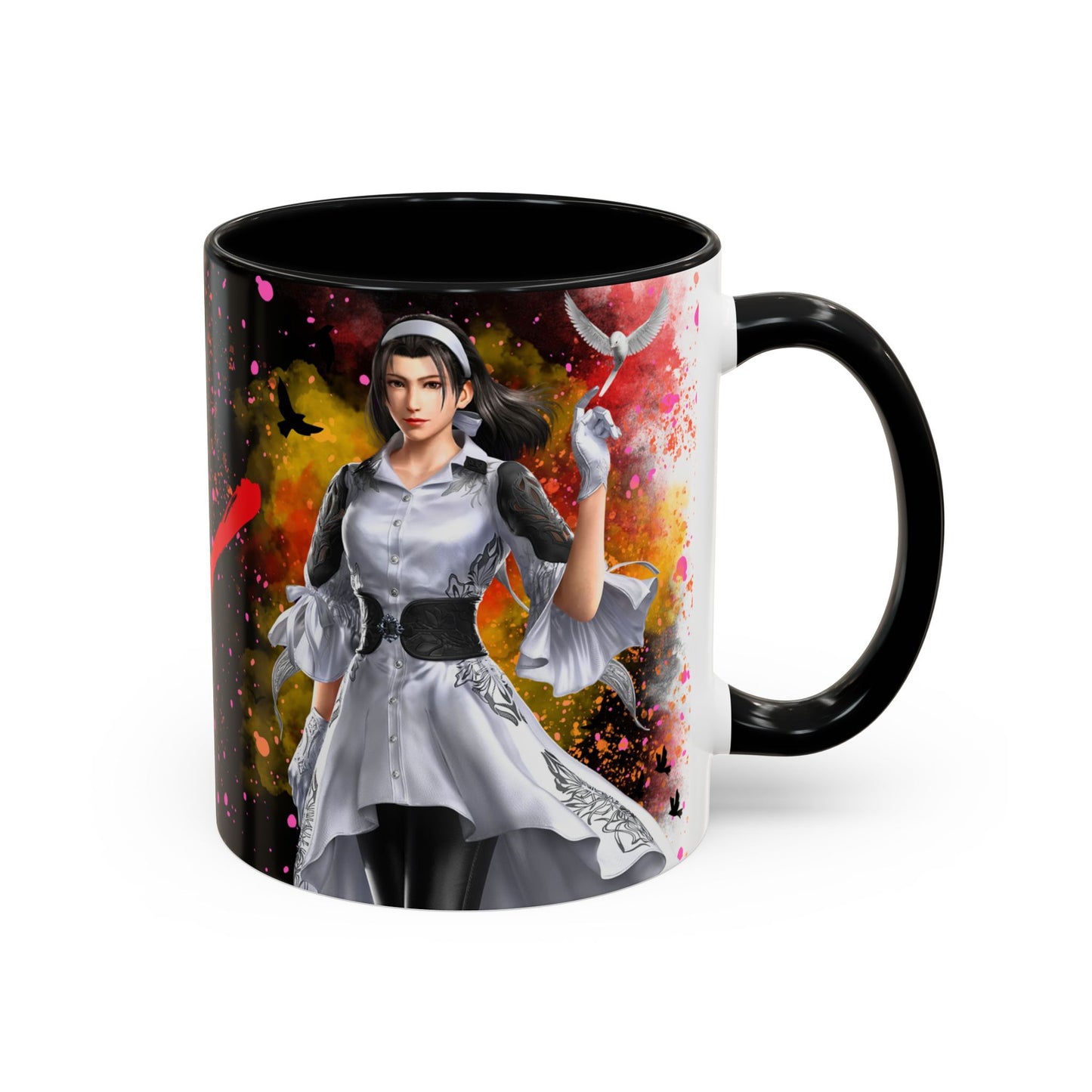 Tekken 8 Jun Mug – Dark Smoky & White Premium Mug Design | By RSB HUB