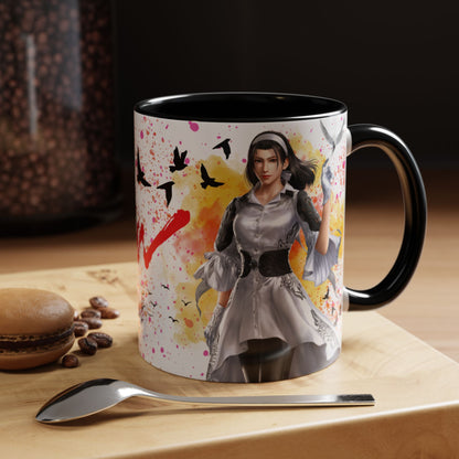 Tekken 8 Jun Mug – Dark Smoky & White Premium Mug Design | By RSB HUB