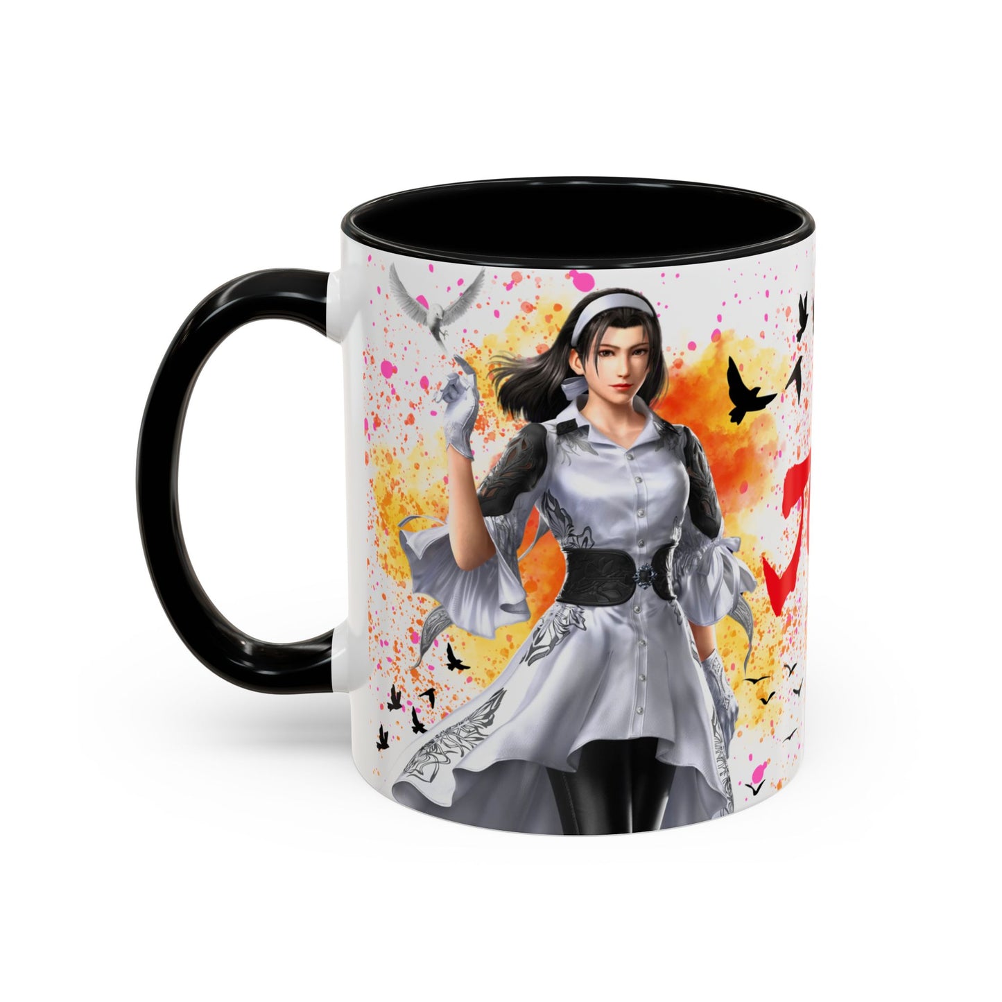 Tekken 8 Jun Mug – Dark Smoky & White Premium Mug Design | By RSB HUB
