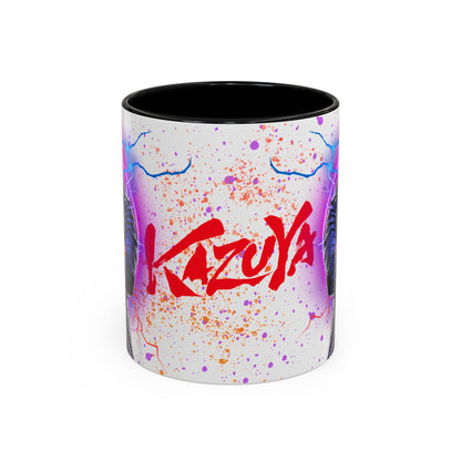 Tekken 8 Kazuya Mug – Dark Smoky & White Premium Mug Design | By RSB HUB