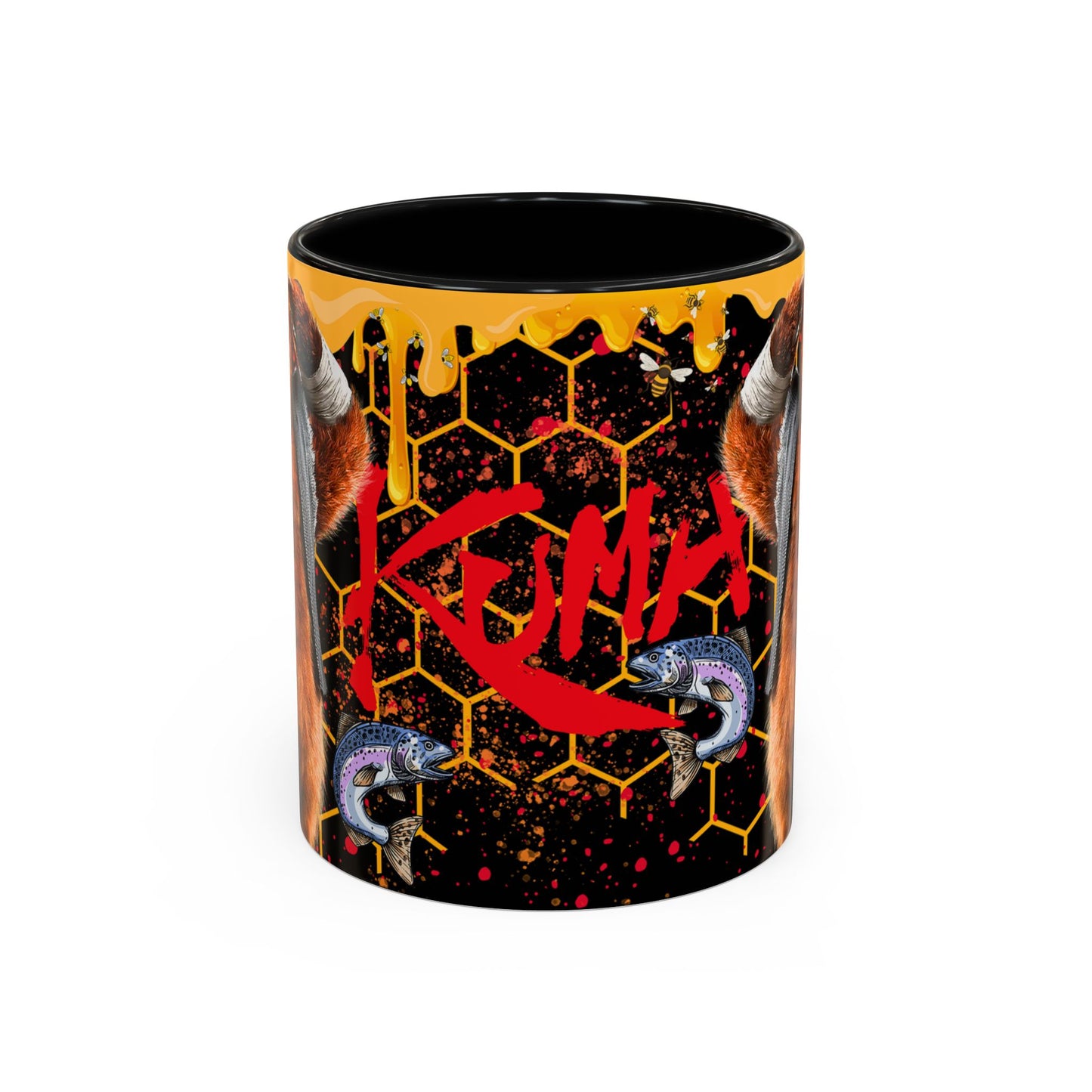 Tekken 8 Kuma Mug – Dark Smoky & White Premium Mug Design | By RSB HUB