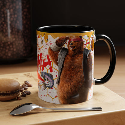 Tekken 8 Kuma Mug – Dark Smoky & White Premium Mug Design | By RSB HUB