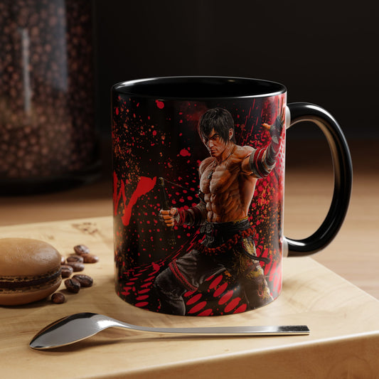 Tekken 8 Marshall Law Mug – Dark Smoky & White Premium Mug Design | By RSB HUB
