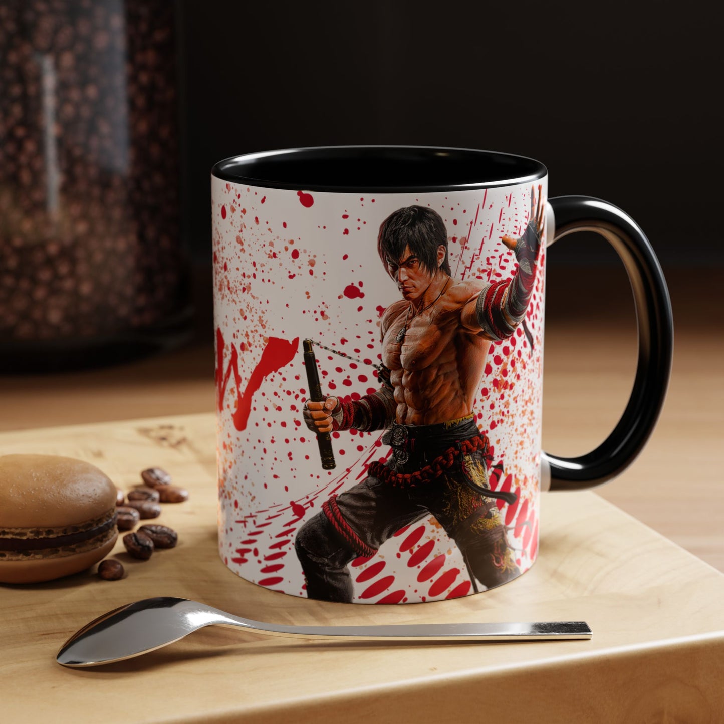 Tekken 8 Marshall Law Mug – Dark Smoky & White Premium Mug Design | By RSB HUB