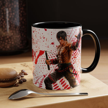 Tekken 8 Marshall Law Mug – Dark Smoky & White Premium Mug Design | By RSB HUB