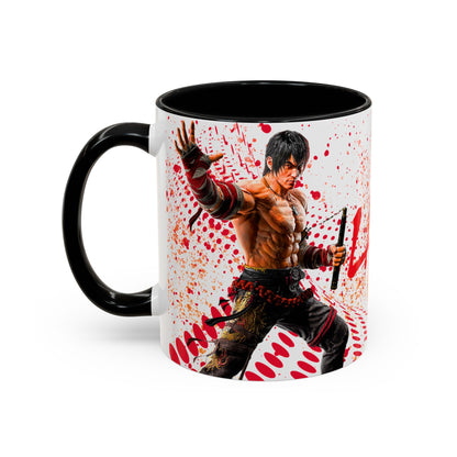 Tekken 8 Marshall Law Mug – Dark Smoky & White Premium Mug Design | By RSB HUB