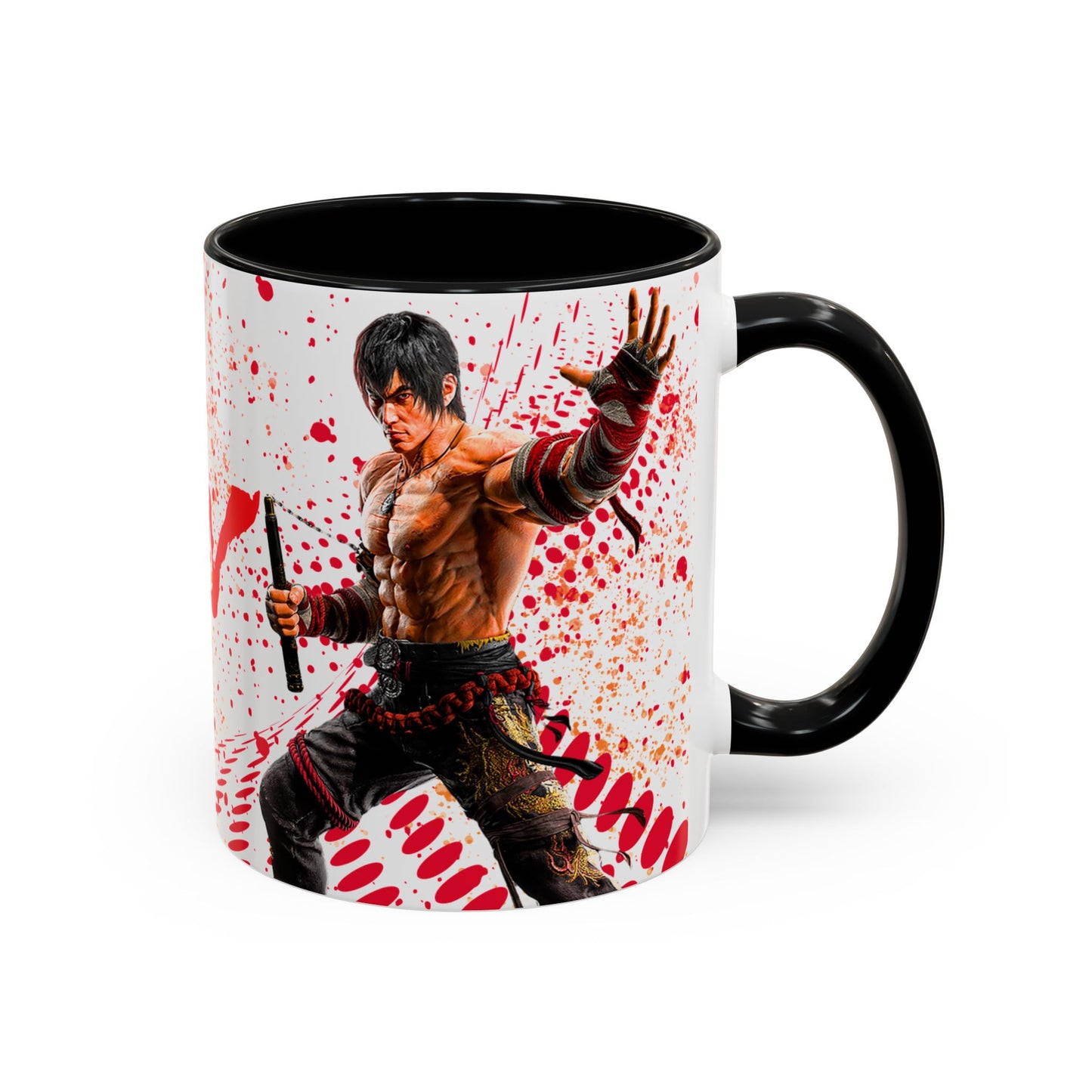 Tekken 8 Marshall Law Mug – Dark Smoky & White Premium Mug Design | By RSB HUB