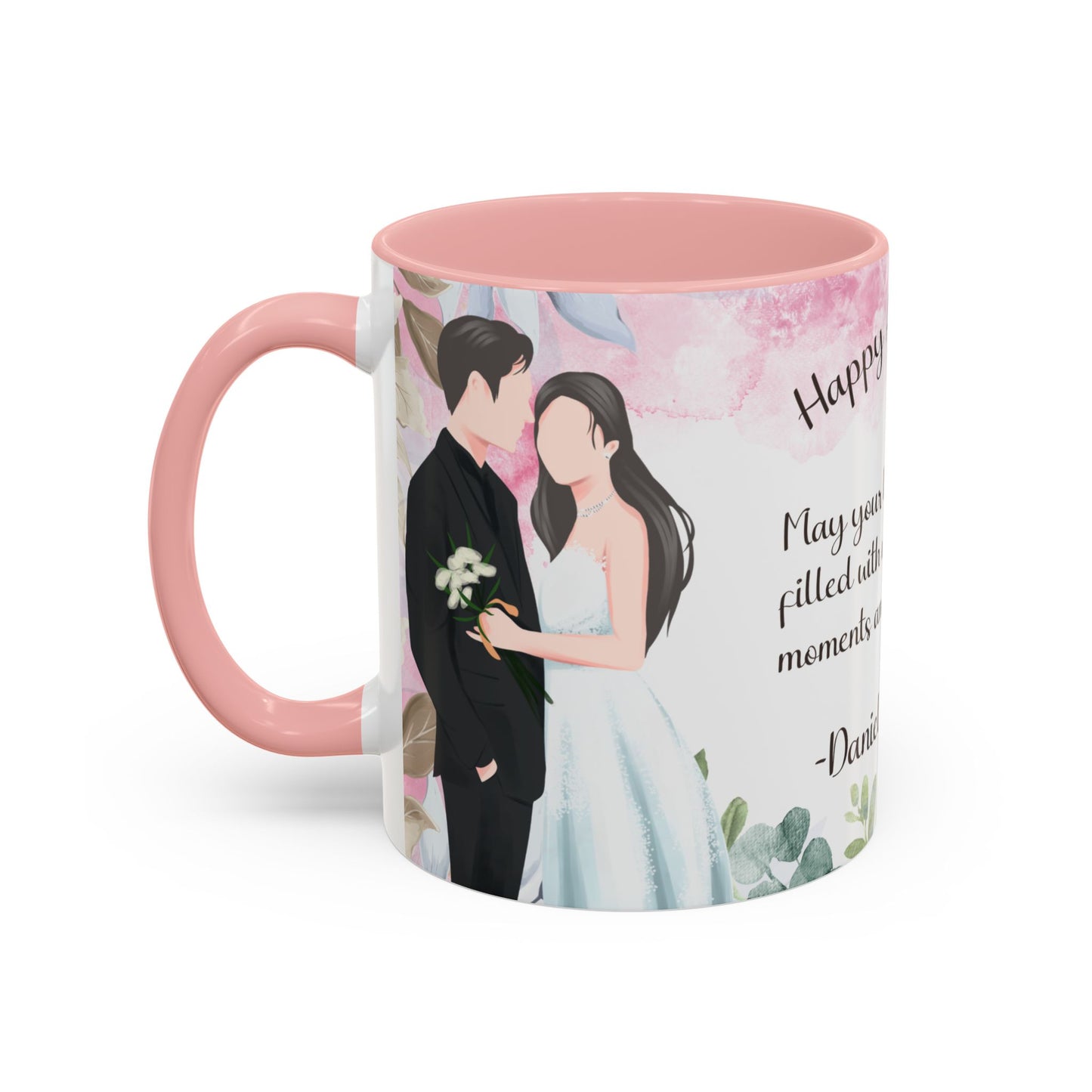 Happy Anniversary Mug (Customizable) Design 09 | 11oz Premium Mug by RSB HUB