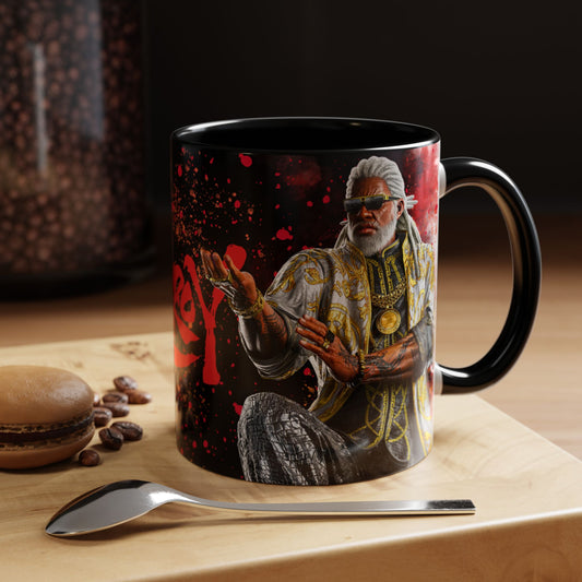 Tekken 8 Leroy Mug – Dark Smoky & White Premium Mug Design | By RSB HUB