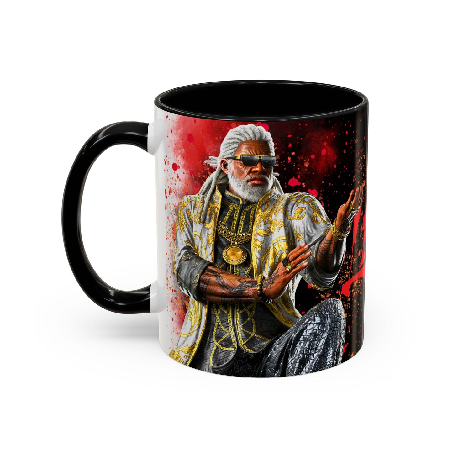 Tekken 8 Leroy Mug – Dark Smoky & White Premium Mug Design | By RSB HUB