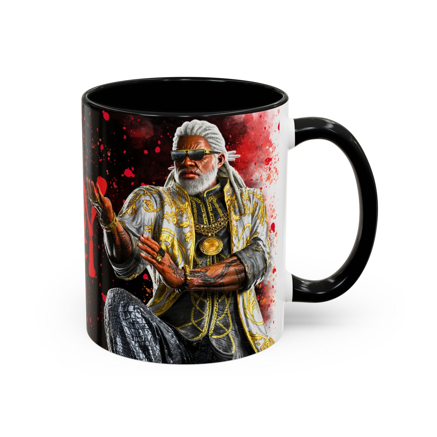 Tekken 8 Leroy Mug – Dark Smoky & White Premium Mug Design | By RSB HUB