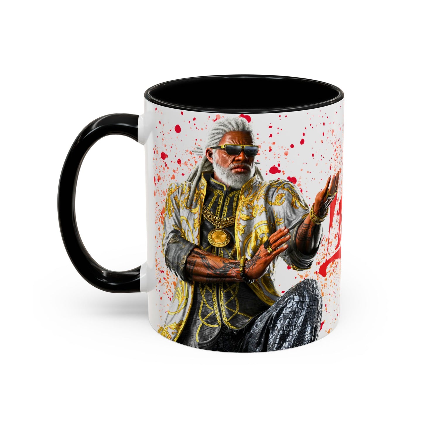 Tekken 8 Leroy Mug – Dark Smoky & White Premium Mug Design | By RSB HUB