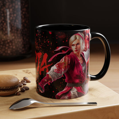 Tekken 8 Lidia Mug – Dark Smoky & White Premium Mug Design | By RSB HUB
