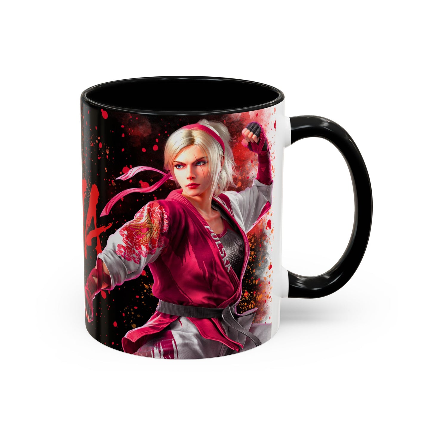 Tekken 8 Lidia Mug – Dark Smoky & White Premium Mug Design | By RSB HUB