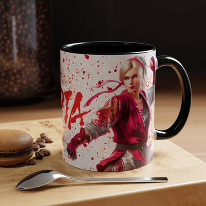 Tekken 8 Lidia Mug – Dark Smoky & White Premium Mug Design | By RSB HUB