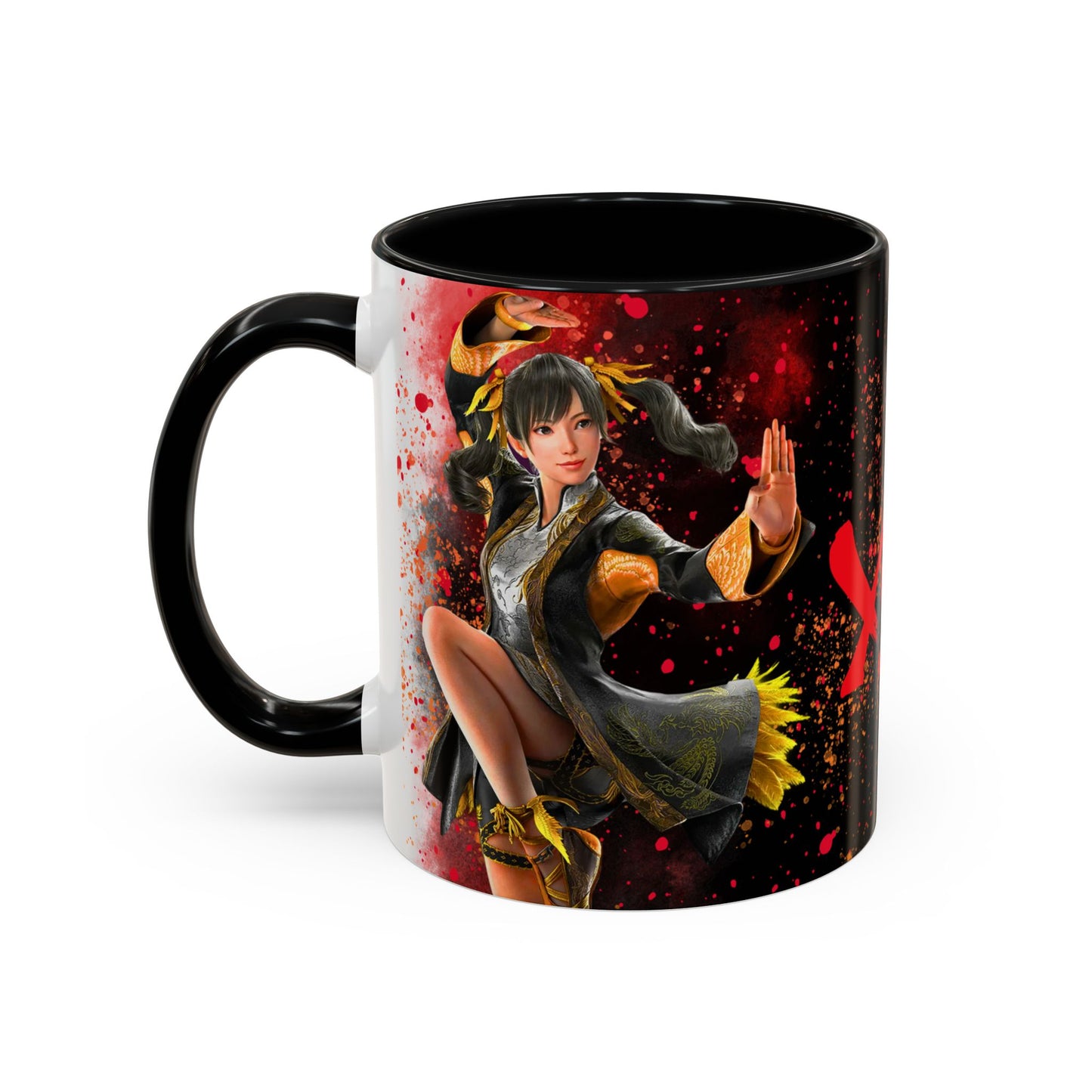 Tekken 8 Ling Xiaoyu Mug – Dark Smoky & White Premium Mug Design | By RSB HUB