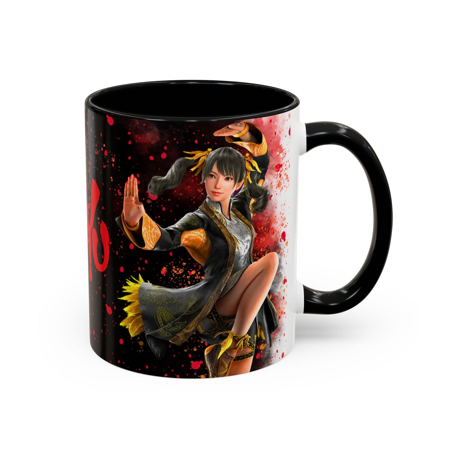Tekken 8 Ling Xiaoyu Mug – Dark Smoky & White Premium Mug Design | By RSB HUB