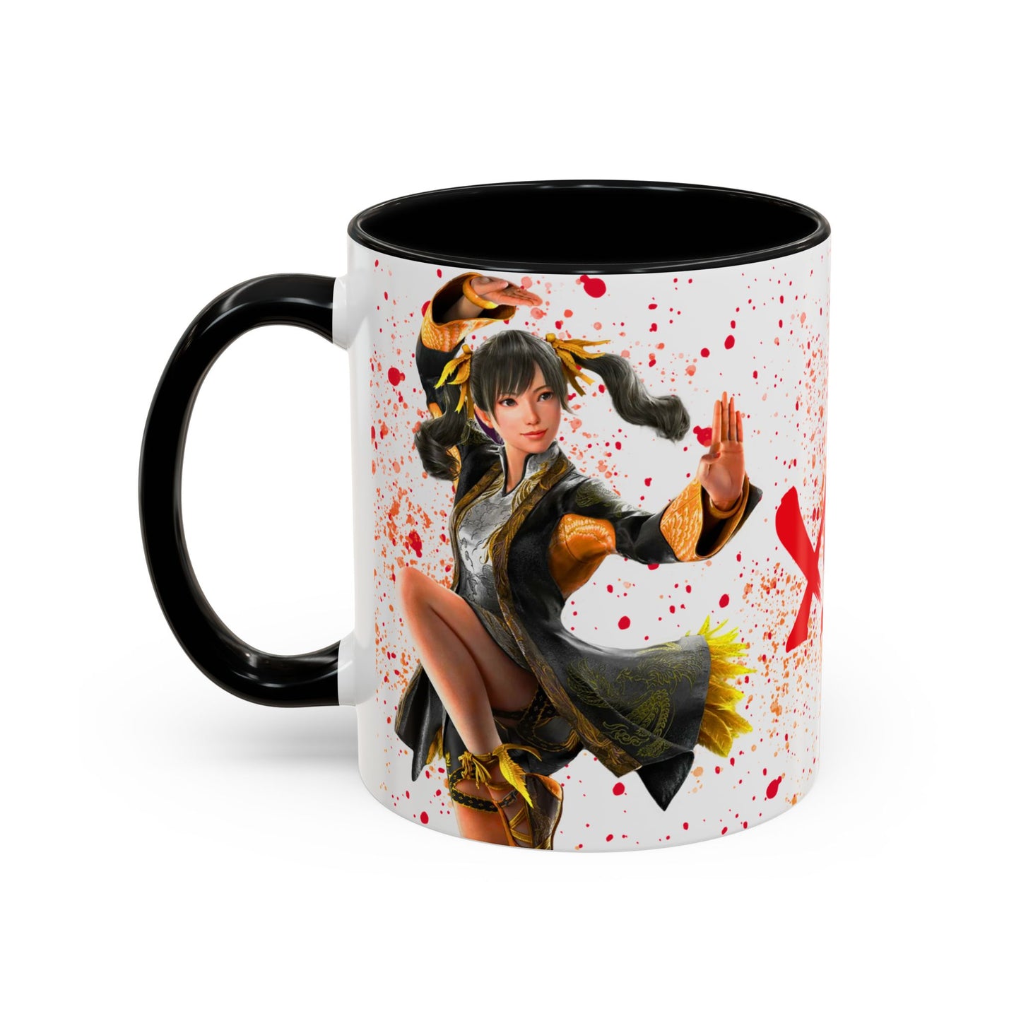 Tekken 8 Ling Xiaoyu Mug – Dark Smoky & White Premium Mug Design | By RSB HUB