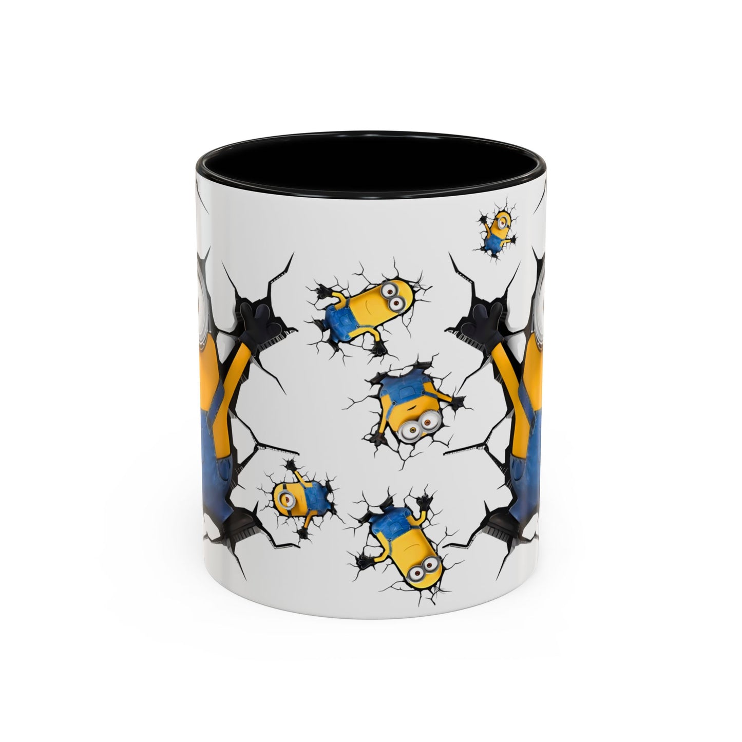Minions Mug Wall Broken – Fun & Cute 11oz Coffee Mug 02 | By RSB HUB