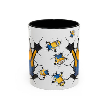 Minions Mug Wall Broken – Fun & Cute 11oz Coffee Mug 02 | By RSB HUB
