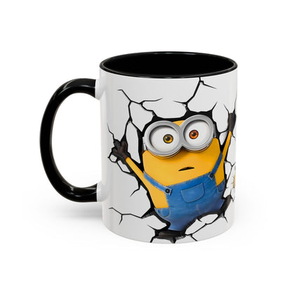 Minions Mug Wall Broken – Fun & Cute 11oz Coffee Mug 02 | By RSB HUB