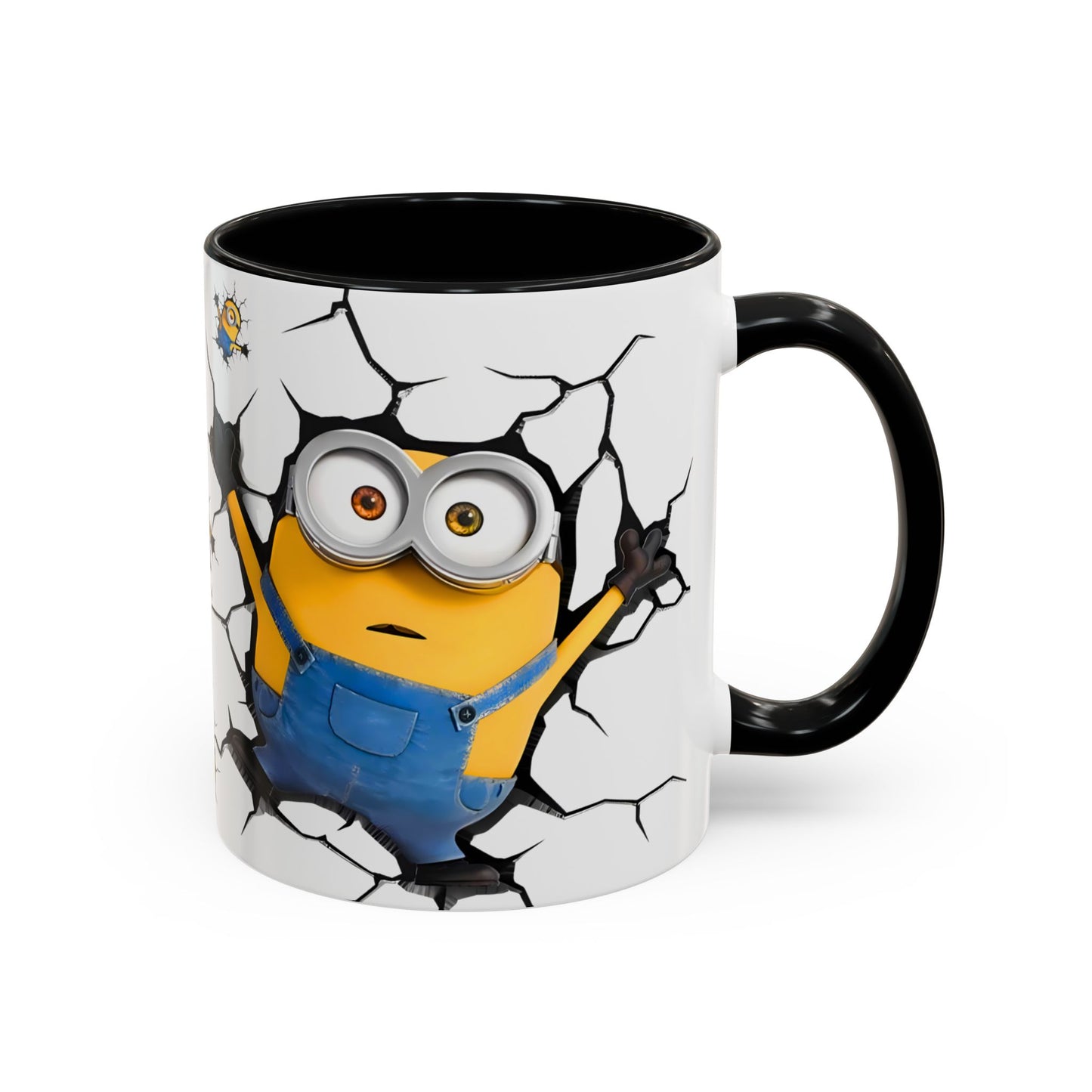 Minions Mug Wall Broken – Fun & Cute 11oz Coffee Mug 02 | By RSB HUB