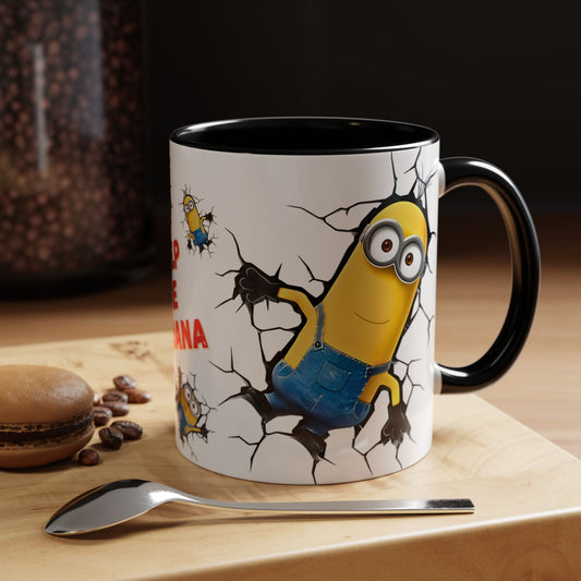 Minions Mug Wall Broken – Fun & Cute 11oz Coffee Mug 03 | By RSB HUB