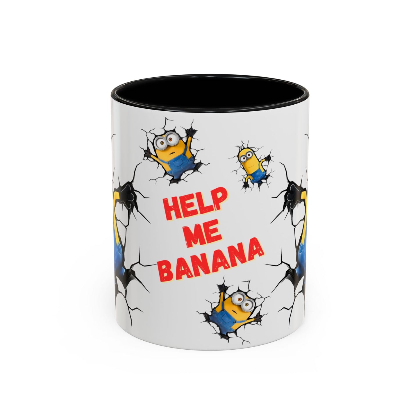 Minions Mug Wall Broken – Fun & Cute 11oz Coffee Mug 03 | By RSB HUB