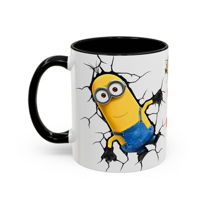 Minions Mug Wall Broken – Fun & Cute 11oz Coffee Mug 03 | By RSB HUB